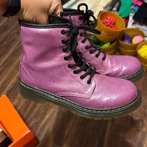 Dr. Martens size 3 purple boots